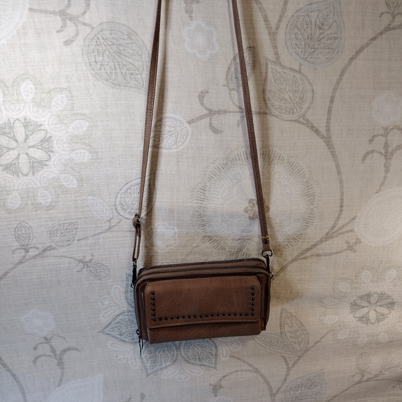 The Unbranded Brand Handbags - Elegant Brown Crossbody Bag